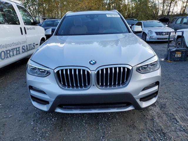 5UXTS1C07M9D97394 - 2021 BMW X3 XDRIVE30E SILVER photo 5