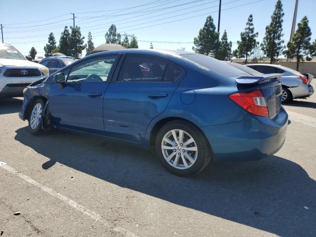 2HGFB2F81CH544859 - 2012 HONDA CIVIC EX TURQUOISE photo 2