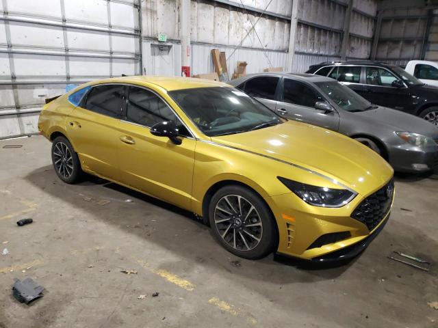 5NPEJ4J21LH006410 - 2020 HYUNDAI SONATA SEL PLUS GOLD photo 4