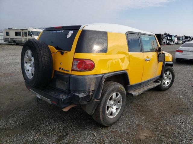 JTEBU11F170017241 - 2007 TOYOTA FJ CRUISER YELLOW photo 3