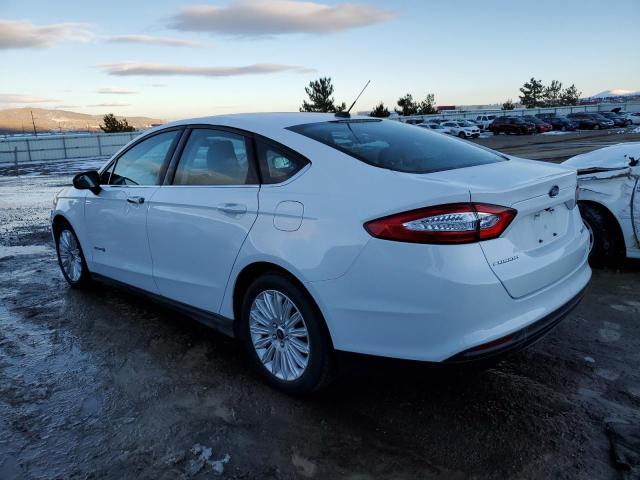 3FA6P0UUXGR136350 - 2016 FORD FUSION S HYBRID WHITE photo 2