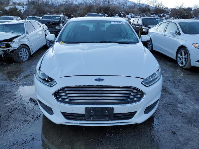 3FA6P0UUXGR136350 - 2016 FORD FUSION S HYBRID WHITE photo 5