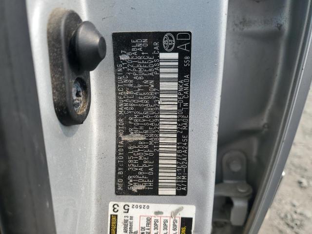 2T1BR32E98C923717 - 2008 TOYOTA COROLLA CE Gümüş fotoğraf 12