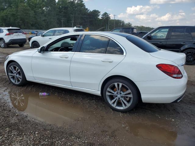 55SWF4KB1GU175298 - 2016 MERCEDES-BENZ C 300 4MATIC WHITE photo 2