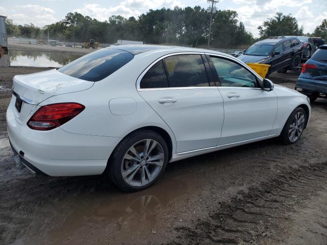 55SWF4KB1GU175298 - 2016 MERCEDES-BENZ C 300 4MATIC WHITE photo 3