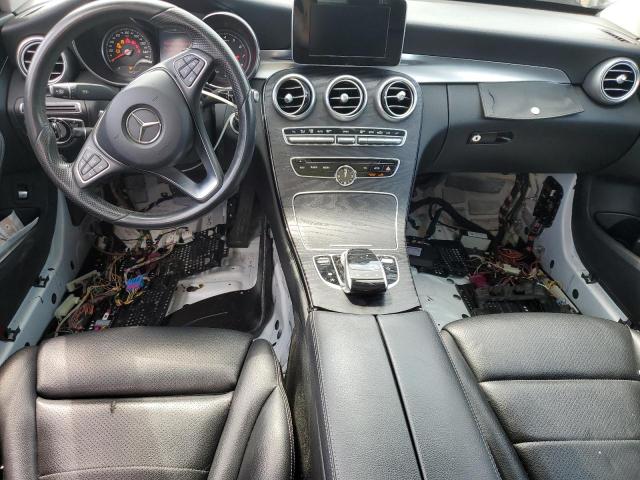 55SWF4KB1GU175298 - 2016 MERCEDES-BENZ C 300 4MATIC WHITE photo 8