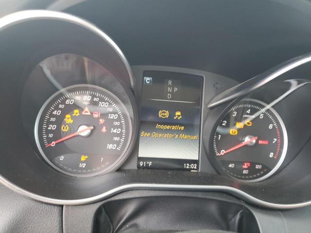 55SWF4KB1GU175298 - 2016 MERCEDES-BENZ C 300 4MATIC WHITE photo 9