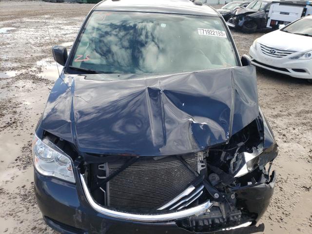 2C4RC1BG2ER325373 - 2014 CHRYSLER TOWN & COU TOURING BLACK photo 7