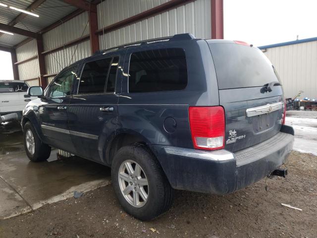 1A8HW58P77F525069 - 2007 CHRYSLER ASPEN LIMITED BLUE photo 2