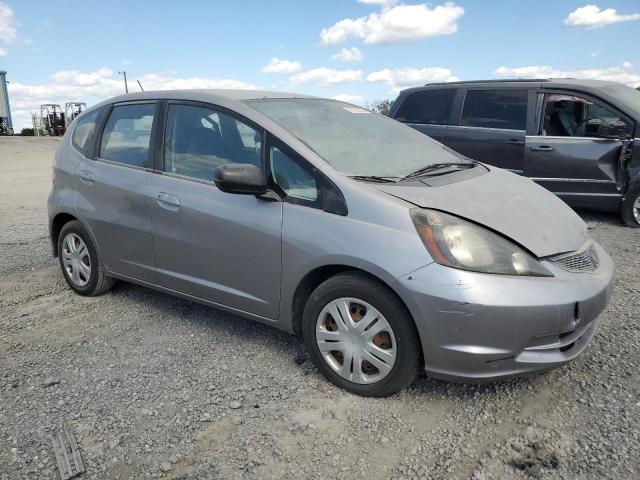 JHMGE87299S070828 - 2009 HONDA FIT GRAY photo 4