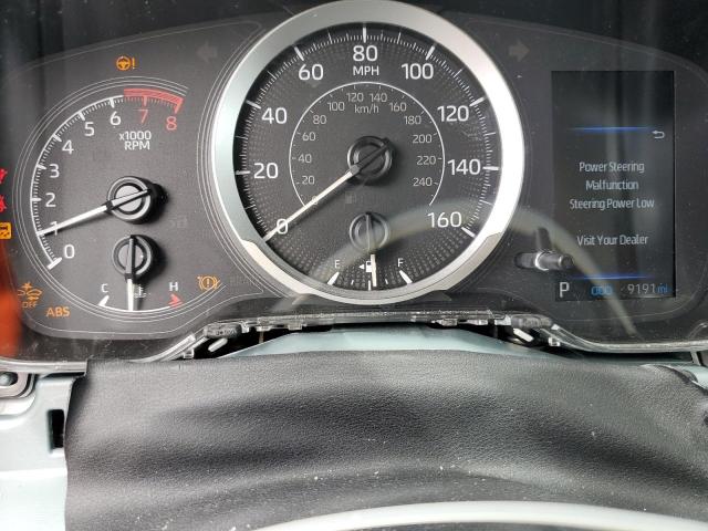 5YFEPMAEXNP390329 - 2022 TOYOTA COROLLA LE BLUE photo 9