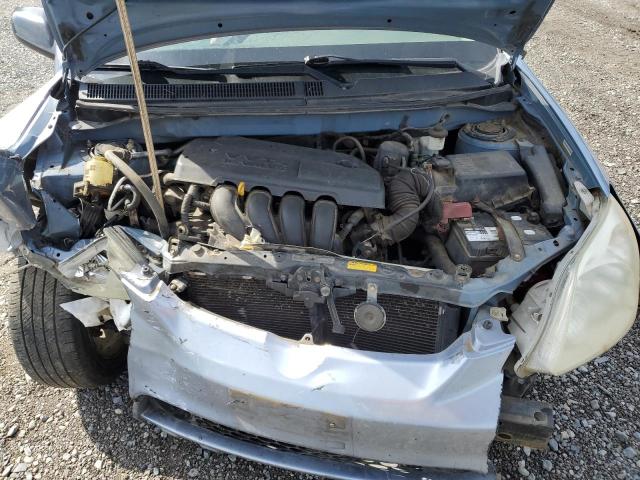2T1KR32E44C168986 - 2004 TOYOTA COROLLA XR BLUE photo 11
