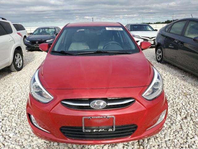 KMHCU5AE9GU240123 - 2016 HYUNDAI ACCENT SPORT RED photo 5