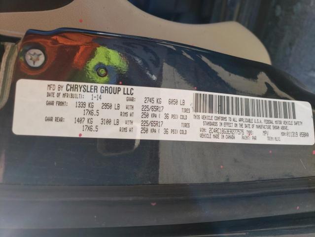 2C4RC1BG3ER277575 - 2014 CHRYSLER TOWN & COU TOURING 黑色 照片 12