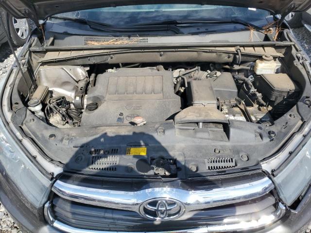 5TDKKRFH3GS501931 - 2016 TOYOTA HIGHLANDER XLE GRAY photo 12