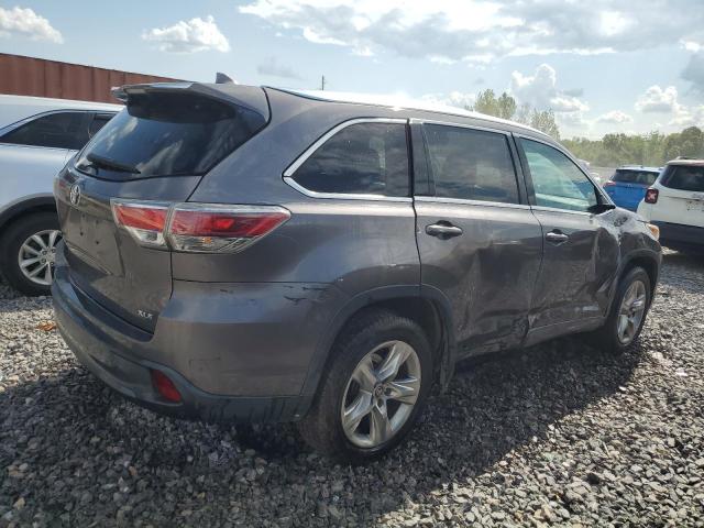 5TDKKRFH3GS501931 - 2016 TOYOTA HIGHLANDER XLE GRAY photo 3