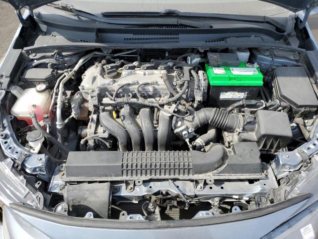 5YFBPMBEXMP215465 - 2021 TOYOTA COROLLA LE GRAY photo 11