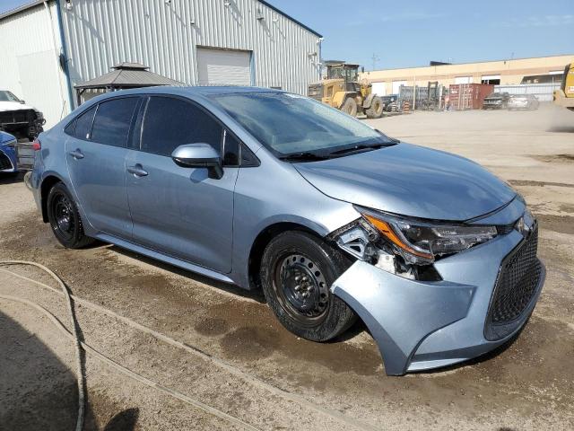 5YFBPMBEXMP215465 - 2021 TOYOTA COROLLA LE GRAY photo 4