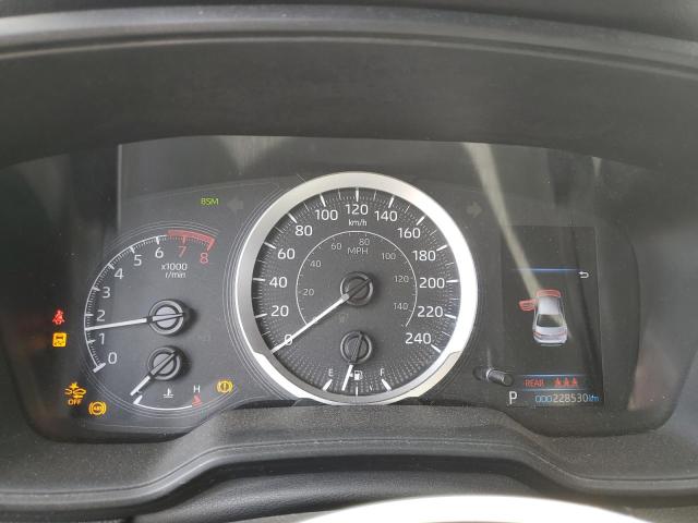 5YFBPMBEXMP215465 - 2021 TOYOTA COROLLA LE GRAY photo 9