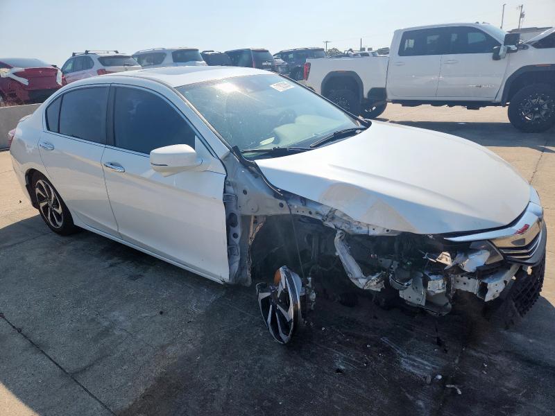 1HGCR2F08HA045345 - 2017 HONDA ACCORD EX WHITE photo 4