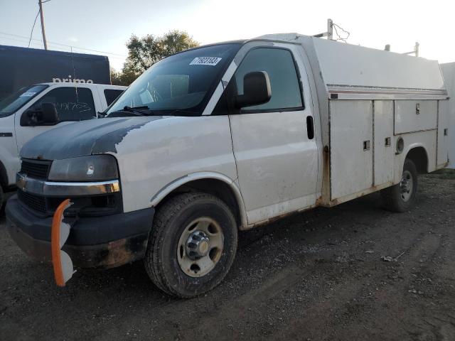 1GBHG31U161253840 - 2006 CHEVROLET EXPRESS G3 WHITE photo 1