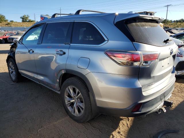 5TDJKRFH0FS146341 - 2015 TOYOTA HIGHLANDER XLE SILVER photo 2
