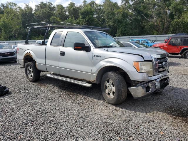 1FTEX1E86AFC83752 - 2010 FORD F150 SUPER CAB SILVER photo 4