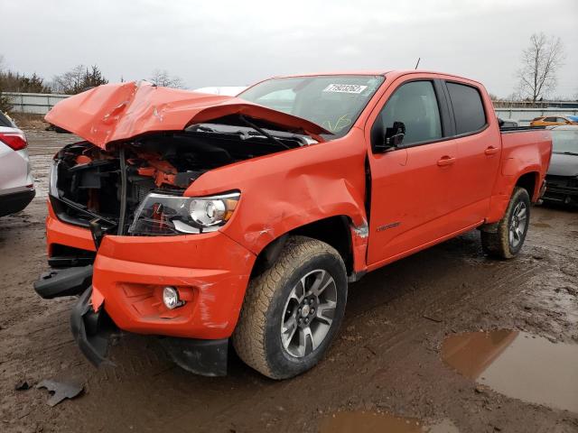 1GCGTDEN8K1159444 - 2019 CHEVROLET COLORADO Z71 ORANGE photo 1