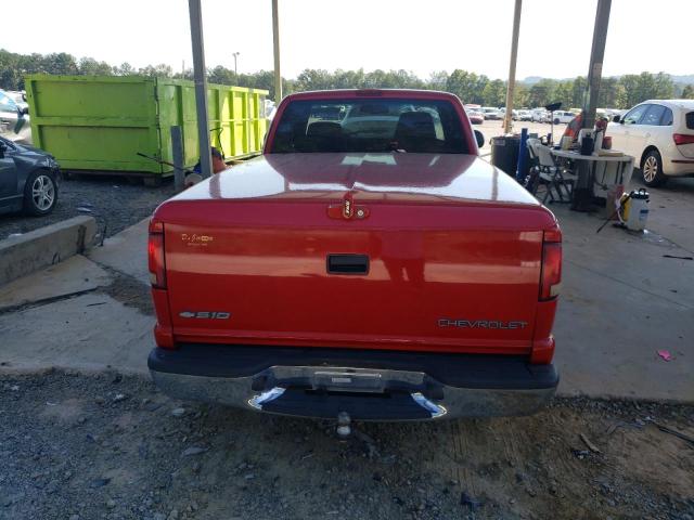 1GCCS19W328125227 - 2002 CHEVROLET S TRUCK S10 RED photo 6