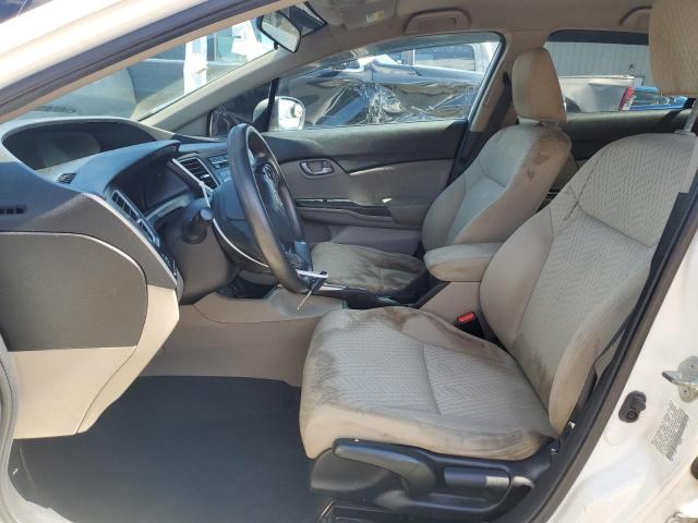 19XFB2F53FE249301 - 2015 HONDA CIVIC LX WHITE photo 7