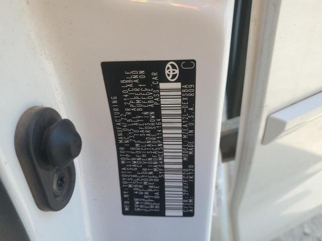 5YFS4MCE5NP114164 - 2022 TOYOTA COROLLA SE WHITE photo 12