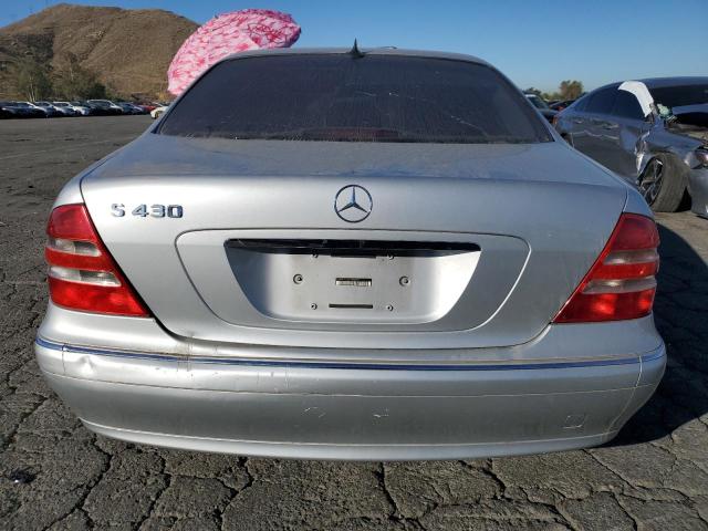 WDBNG70J82A305079 - 2002 MERCEDES-BENZ S 430 SILVER photo 6