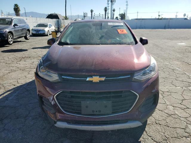 3GNCJPSB5HL200301 - 2017 CHEVROLET TRAX 1LT BURGUNDY photo 5