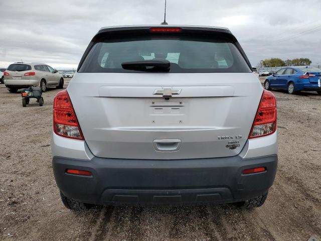 KL7CJPSB5FB077748 - 2015 CHEVROLET TRAX 1LS SILVER photo 6