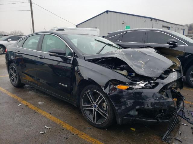 3FA6P0LU6HR286569 - 2017 FORD FUSION SE HYBRID BLACK photo 4