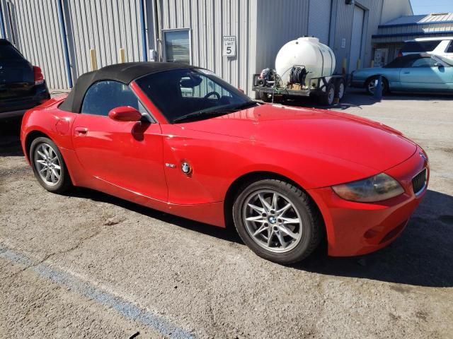 4USBT33584LS50108 - 2004 BMW Z4 2.5 RED photo 4