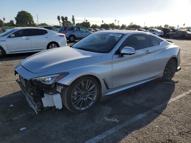 JN1EV7EKXHM362970 - 2017 INFINITI Q60 PREMIUM SILVER photo 1