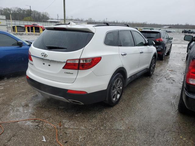 KM8SN4HF7EU056569 - 2014 HYUNDAI SANTA FE GLS WHITE photo 3