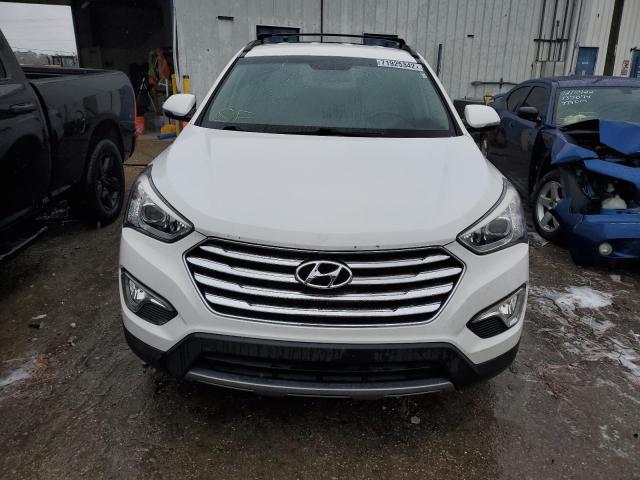 KM8SN4HF7EU056569 - 2014 HYUNDAI SANTA FE GLS WHITE photo 5