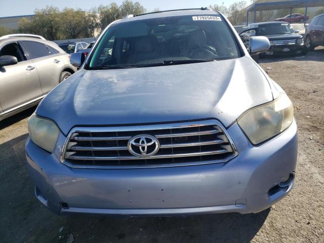 JTEES42A282010120 - 2008 TOYOTA HIGHLANDER LIMITED BLUE photo 5