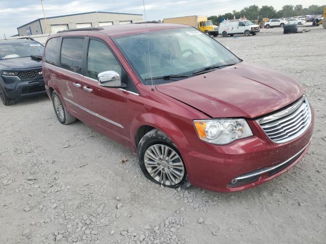 2C4RC1CG9FR611043 - 2015 CHRYSLER TOWN & COU TOURING L RED photo 4