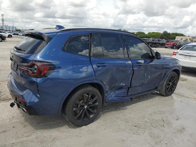 5UX43DP02P9T17417 - 2023 BMW X3 SDRIVE30I BLUE photo 3