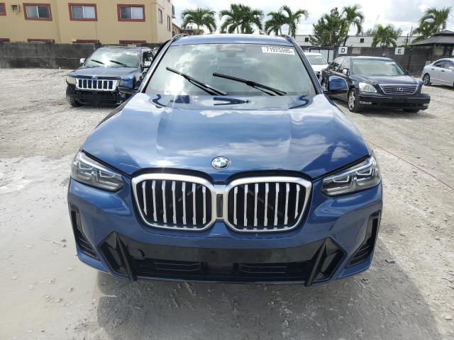 5UX43DP02P9T17417 - 2023 BMW X3 SDRIVE30I BLUE photo 5