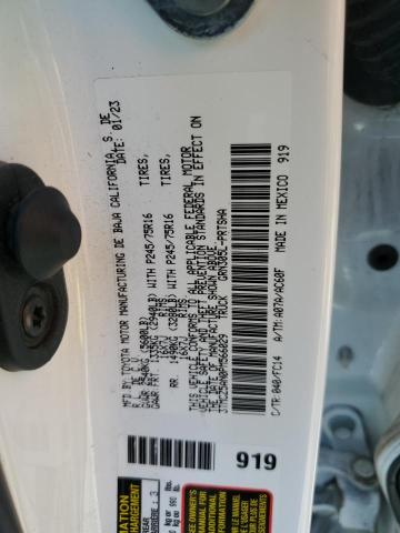 3TMCZ5AN0PM566029 - 2023 TOYOTA TACOMA DOUBLE CAB თეთრი ფოტო 13