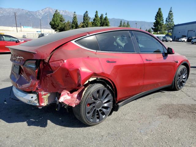 7SAYGDEF5RF049599 - 2024 TESLA MODEL Y RED photo 3
