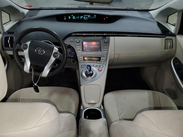 JTDKN3DUXC5443546 - 2012 TOYOTA PRIUS RED photo 8