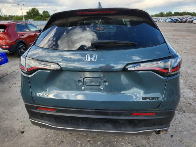 3CZRZ2H57RM760388 - 2024 HONDA HR-V SPORT BLUE photo 6