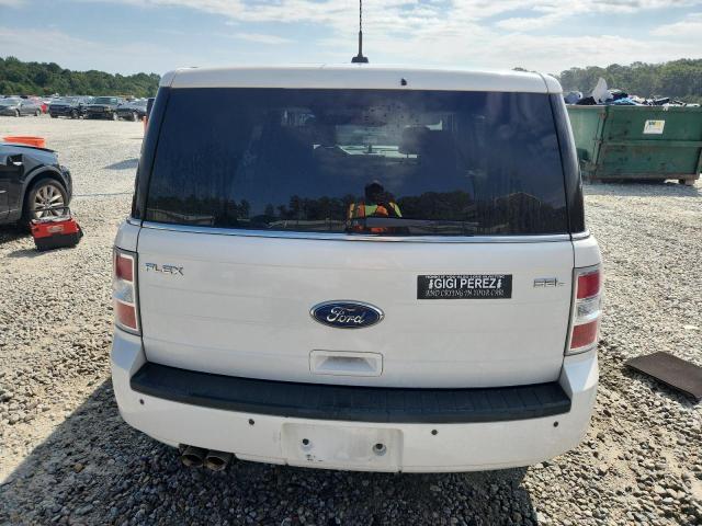 2FMGK5CC6CBD09157 - 2012 FORD FLEX SEL WHITE photo 6