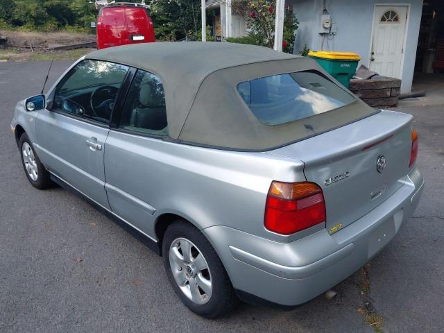 3VWDC21V82M807376 - 2002 VOLKSWAGEN CABRIO GLX 银色 照片 3