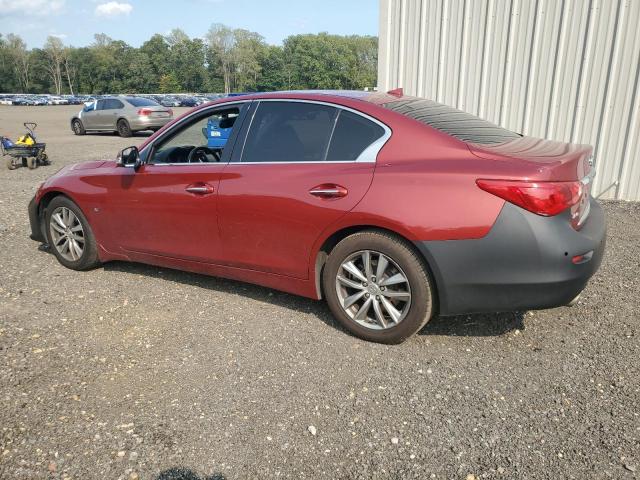 JN1BV7AR9EM688387 - 2014 INFINITI Q50 BASE RED photo 2